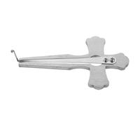 OFFSCH Portable Mouth Harp Jaw Harp Musical Instrument Silver Cross Design Mini Size Bright Sound for Beginners and Enthusiasts