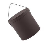 OFFSCH Portable PU Car Garbage Bag with Lid Odor-controlling Trash Bin for Vehicle Waste Management Stylish Hanging Container for Front and Back Seats Convenient Car Accessory for Women