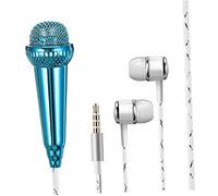 OFFSCH Portable Vocal Microphone for Mobile Devices Mini Wired Singing Mic Compatible Phones and Tablets Lightweight and Easy to Use for Ktv and Outdoor Karaoke