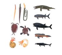 OFFSCH Prehistoric Animal Model Realistic Simulated Sea Creatures Educational Cognitive for Desktop Decor and Early Science Learning
