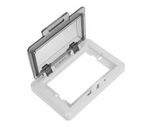 OFFSCH Push Button Guard for Roller Shutter and Garage Button Control, Lockable ABS Protective Case with Stable Operation, Waterproof Cover for Industrial Use