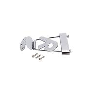 OFFSCH R Shape String Guitar Tailpiece Bridge Metal Semi-hollow Replacement for Jazz Guitar Easy Install