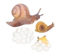 OFFSCH Realistic Animal Life Cycle Models for Educational Cognitive Simulated Snail Chicken Growth Stage Figurines for Storytelling Role-playing Science Learning and Family Fun