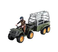 OFFSCH Realistic DIY Farm Play with Motorcycle Figures and Farmer Model Educational Simulation Scene for Miniature Farm Accessories for Imaginative Outdoor Fun and Collection