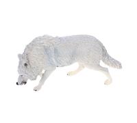 OFFSCH Realistic North American Brown Wolf Figurine Detailed Wildlife Animal Decor for Educational Cognitive Model for Boys and Decoration