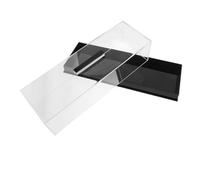 OFFSCH Rectangular Acrylic Cake Stand with Clear Lid Lightweight Transparent Dessert Tray Portable Pastry Display Case for Bakery Coffee Shop Family Events