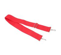 OFFSCH Red Nylon Snare Drum Strap with Metal Hook for Hand Drum and Djembe, Adjustable Length and Easy to Carry, for Marching and Parade Drumming Accessories