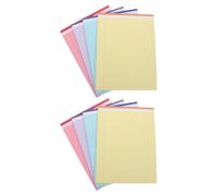 OFFSCH Removable Memo Pad for Home Office and Preventing Ink Bleed 8pcs with Perforated Pages and College Ruled Paper, Tearable Desktop Notepad for Efficient Organization and Smooth