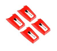 OFFSCH Replacement Stylus Needle Made of Sturdy Plastic and Aluminum 4pcs Easy to Install and Use for Record Player and Phonograph Compatible with Turntable Models