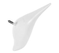 OFFSCH Resin Bird Wall Hooks White Decorative Coat Hat Towel Hanger Space-Saving Design Easy Installation for Home Nursery Bedroom Storage Organizer