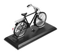 OFFSCH Retro Bicycle Model, Compact Vintage Metal Miniature Bike Ornament for Home Decor Supplies, Artistic Cycling Sculpture Suitable for Study Room