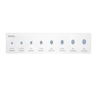 OFFSCH Ring Size Guide: Oval Diamond Size Guide Selector Engagement Ring Diamond Sizer for Jewelry Design Reference - Gemstone Shape Comparison for Planning