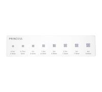 OFFSCH Ring Size Guide: Square Diamond Size Guide Selector Engagement Ring Diamond Sizer for Jewelry Design Reference - Gemstone Comparison for Planning