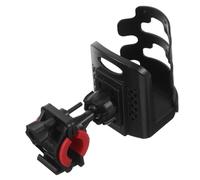 OFFSCH Rotating Drink Holder for Microphone Stand Adjustable Cup Holder Clamp for Live Streaming Music Practice Cycling Water Bottle Carrier