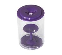 OFFSCH Rotative Coin Bank for Funny Stress-reducing Saving Pot in Purple Plastic and Iron Encourages Boys Easy Coin Removal