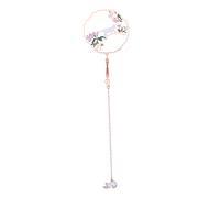 OFFSCH Round Fan Bookmarker Chinese Style Metal Bookmark Pendant for Page Marking Lightweight and Decorative Office Supplies Unique for Reading and Study