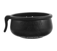 OFFSCH Rubber Chicken for Poultry Suitable for Chicken Coop Accessories and Professional Cockfighting Training Effect Water Cup with Easy to Clean Design Black Pasture Water Bowl