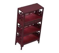 OFFSCH Scale Dollhouse Shelf for DIY Indoor Decoration Retro Display Unit for Living Kitchen Bedroom Model Collectibles Organizer
