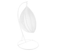 OFFSCH Scale Miniature Balcony Swing Chair for Dollhouse Teardrop Shaped Seat with Finish Play Accessory and Decorative Model for Fairy Gardens and Party Displays Random Color