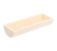 OFFSCH Semicircular Bottom Alumina Burning Holder Lightweight and High Reliability Experimental Burning Holder for Laboratory Use in Science and Craft Experiments