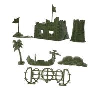 OFFSCH Set DIY Sand Table Army Model Plaything for Safe Material Educational Fun for Home Decoration for Boys