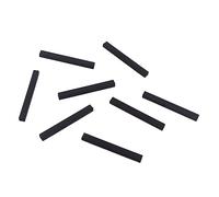 OFFSCH Set of 8 62x6x5mm Rubber Bar Magnets for Pickup for Electric Guitars Black