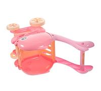 OFFSCH Shopping Cart with Stable Structure Pink Pretend Play Grocery Trolley for Safe Hand Push Cart Enhances Coordination and Role Playing Fun