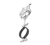 OFFSCH Silver Metal Music Lyre Clip Sleek Stylish Sheet Music Holder for Trumpet and Clarinet that Prevents Sliding for Marching Band Performances