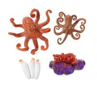 OFFSCH Simulation Octopus Growth Cycle Model Educational Life Cycle Figurine for Plastic Detailed Sea Animal for Early Learning and Imaginative Play