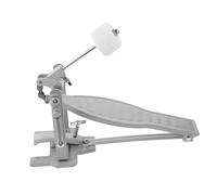 OFFSCH Single Drum Pedal Bass Drum Kick Pedal Accessory Silver Metal Replacement Part Musical Instrument