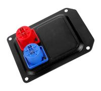 OFFSCH Small Seat for Speaker Audio Speaker Chassis Double Holes Socket for Singers Dance Instructors Outdoor Recording