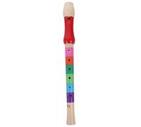 OFFSCH Soprano Recorder Wood 8 Hole Flute Music Practice Early Education Accurate Tuning Random Colour Easy to Play