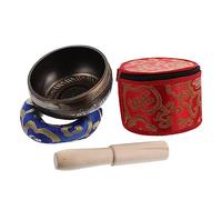 OFFSCH Sound Bowl Set Handmade Meditation Bowl for Yoga Practice and Storage Box Random Color