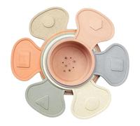 OFFSCH Stackable Nesting Cups Educational for Plastic Bath for Learning and Social Play and Safe Early Development Activity