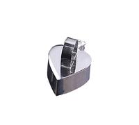 OFFSCH Stainless Steel Baking Cutter Mold Press Heart Shaped Cutters for Food Cake Mold for DIY Baking Projects