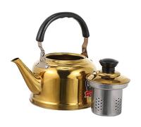 OFFSCH Stainless Steel Kettle Whistling Large Capacity 1.5l Anti-Scald Handle Multi-use for Gas/Electric/Induction Hobs