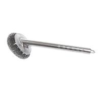 OFFSCH Stainless Steel Pan and Sturdy Design Cleaning Brush with Long Handle, Comfortable to Touch Kitchen Cleaning Brush for Pots and Dishes