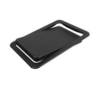 OFFSCH Stainless Steel Recessed Trash Bin Cover Flip Lid for Kitchen Countertop and Bathroom Sink Embedded Type Garbage Can Lid with Easy Install Modern Design Household Waste Management