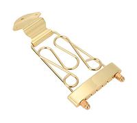 OFFSCH String Guitar Tailpiece Guitar Frame Design Chrome Finish Jazz Accessory Easy Installation
