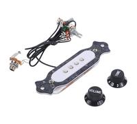 OFFSCH String Pickup Soundhole Pickup Volume Tone Control Knob for Electric Guitar