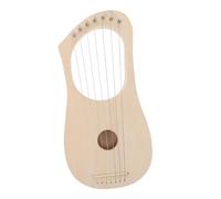 OFFSCH String Solid Wood Lyre Harp DIY Kit for Beginners and Professionals Handcrafted String Instrument with Authentic Design Rich Tonal Range for Musical Learning and Home Decor