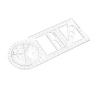 OFFSCH Students Geometric Drawing Ruler Set Multifunctional Measuring Tool for Mathematics for Junior High School Art and Engineering Projects Portable and Lightweight Design