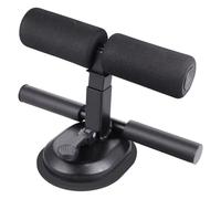 OFFSCH Suction Cup Sit-up Assist Device Fitness Bar for Leg Muscle Training Waist Belly Exercise Tool Shockproof Abdominal Trainer for Home Men Women Black