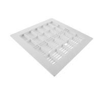 OFFSCH Swimming Pool Drain Cover Square Abs Floor Drainer for Outdoor Pools Spas Aquariums Precise Water Flow Control Debris Filtration White Replacement Accessory