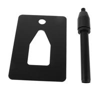 OFFSCH Tabletop Microphone Stand with Solid Rectangular Metal Base Universal Mic Holder for Desk or Counter for Streaming Flexible Positioning for Different Setups