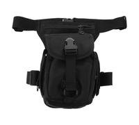 OFFSCH Thigh Bag: Drop Leg Bag for Women Men - Motorcycle Storage Tank Pouch with Strap - Fanny Pack for Racing Bike Cycling Horse Riding Hiking Camping Black