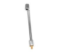 OFFSCH Tire Inflator Chuck with Dual Threaded Valve Stem Adapter Fast Inflation Nozzle for Car Motorcycle Bicycle Tires Portable Reliable Lock and Gauge Compatible Accessory