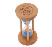 OFFSCH Toothbrush Timer Mini Wood Hourglass Sand Clock for Bathroom Decor Visual Sandglass Encourages Brushing Habits and Management Fun Desktop Ornament