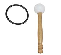 OFFSCH Traditional Meditation Bowl Stick Wooden Chanting Bowl Mallet Soft Rubber Beater for Yoga