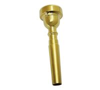 OFFSCH Trumpet Mouthpiece Copper 5c Size Golden Trumpet Music Instrument Accessory Elegant Antiqued Style for Birthday Parties and Outdoor Dinners